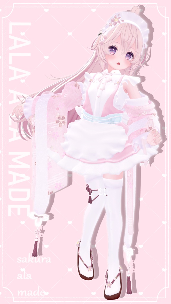 【15アバター対応】Sakura ala made【VRChat想定】