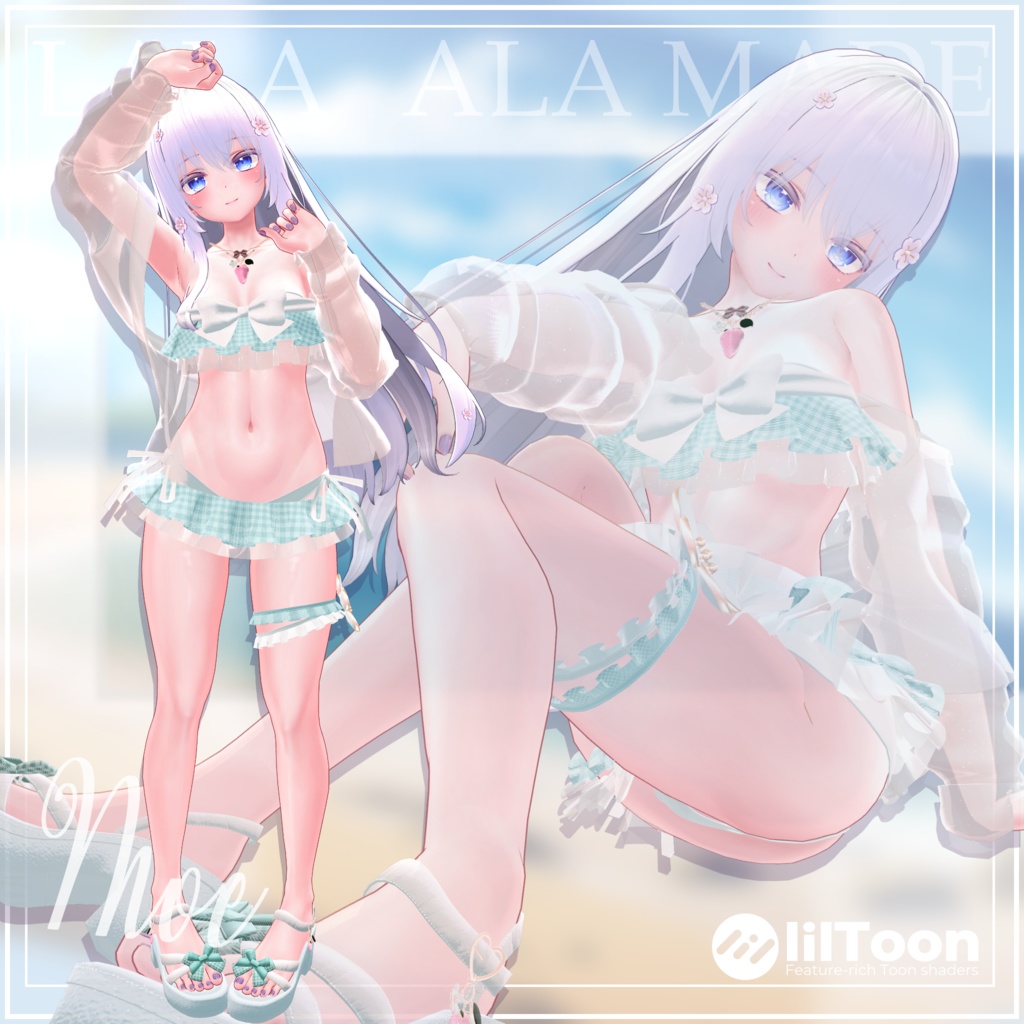 【11アバター対応】Mizugi a la made【VRChat想定】