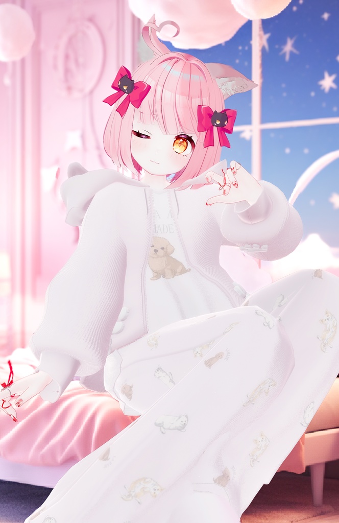 【8アバター対応】わんこぱじゃま🐾【VRChat想定】