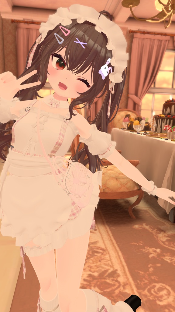 【9アバター対応】lalamaid casual【VRChat想定】