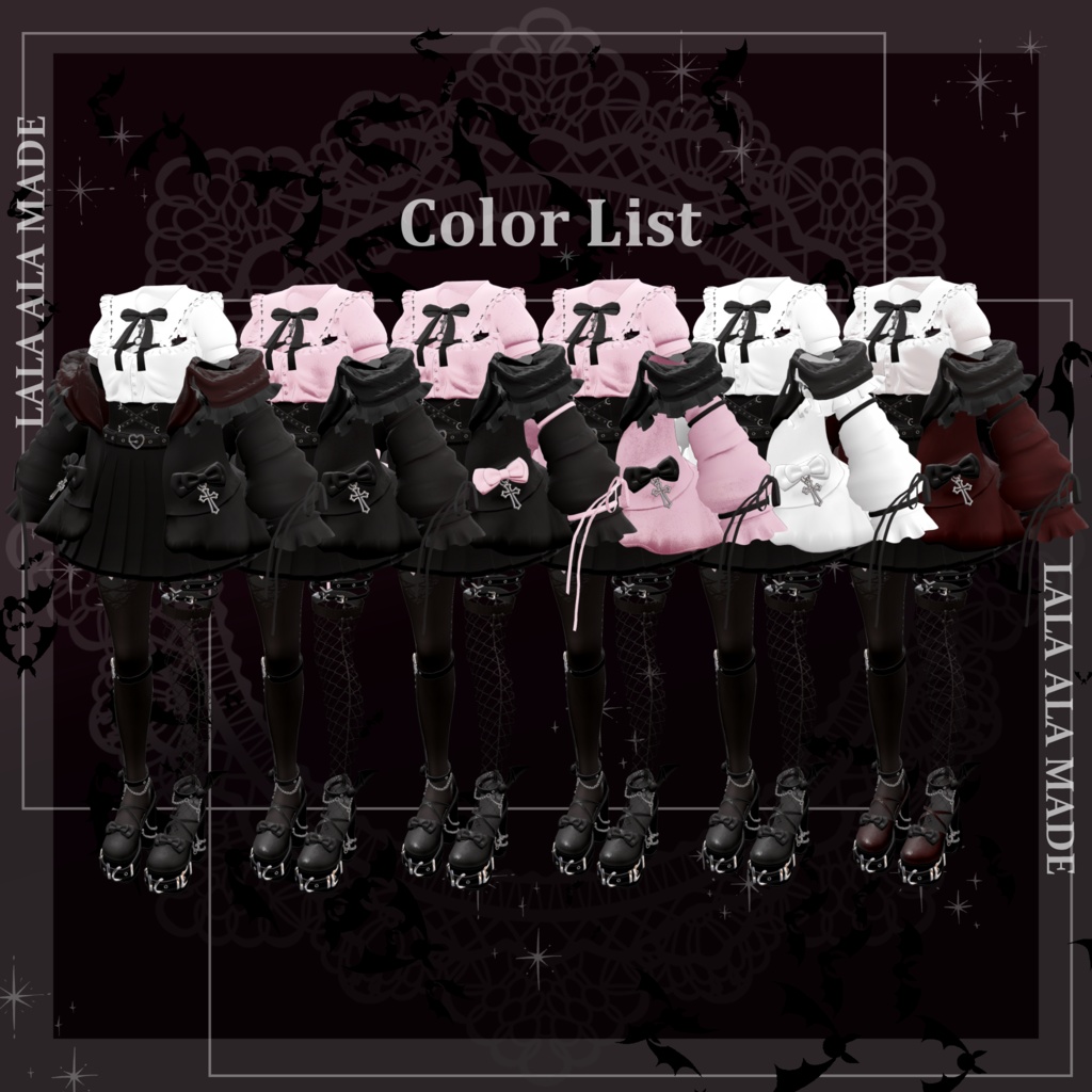 【りりか専用】Vampire Value Pack✨3衣装対応【VRChat想定】