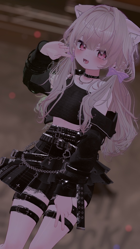 【9アバター対応】Rock ala clothing【VRChat想定】