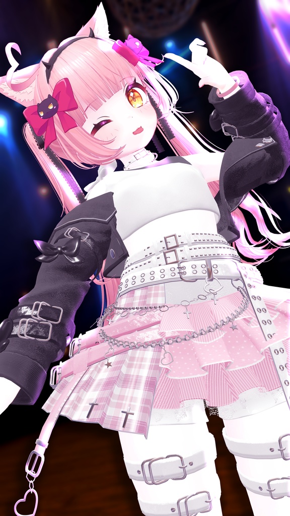 【9アバター対応】Rock ala clothing【VRChat想定】