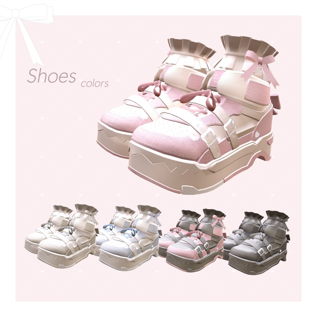 【9アバター対応】Off Shoulder Melty Sailor【VRChat想定】