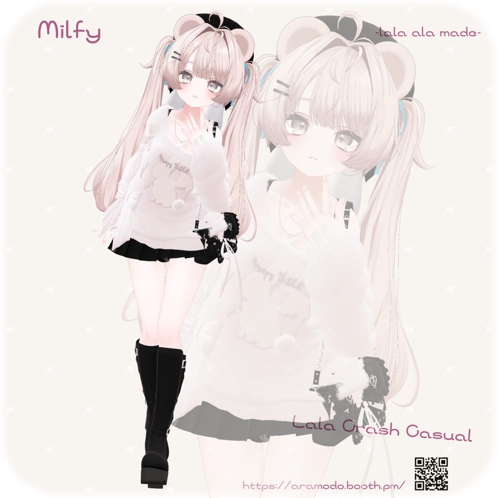 【ミルフィ&エクちゃん専用】Casual Value Pack✨3衣装対応【VRChat想定】