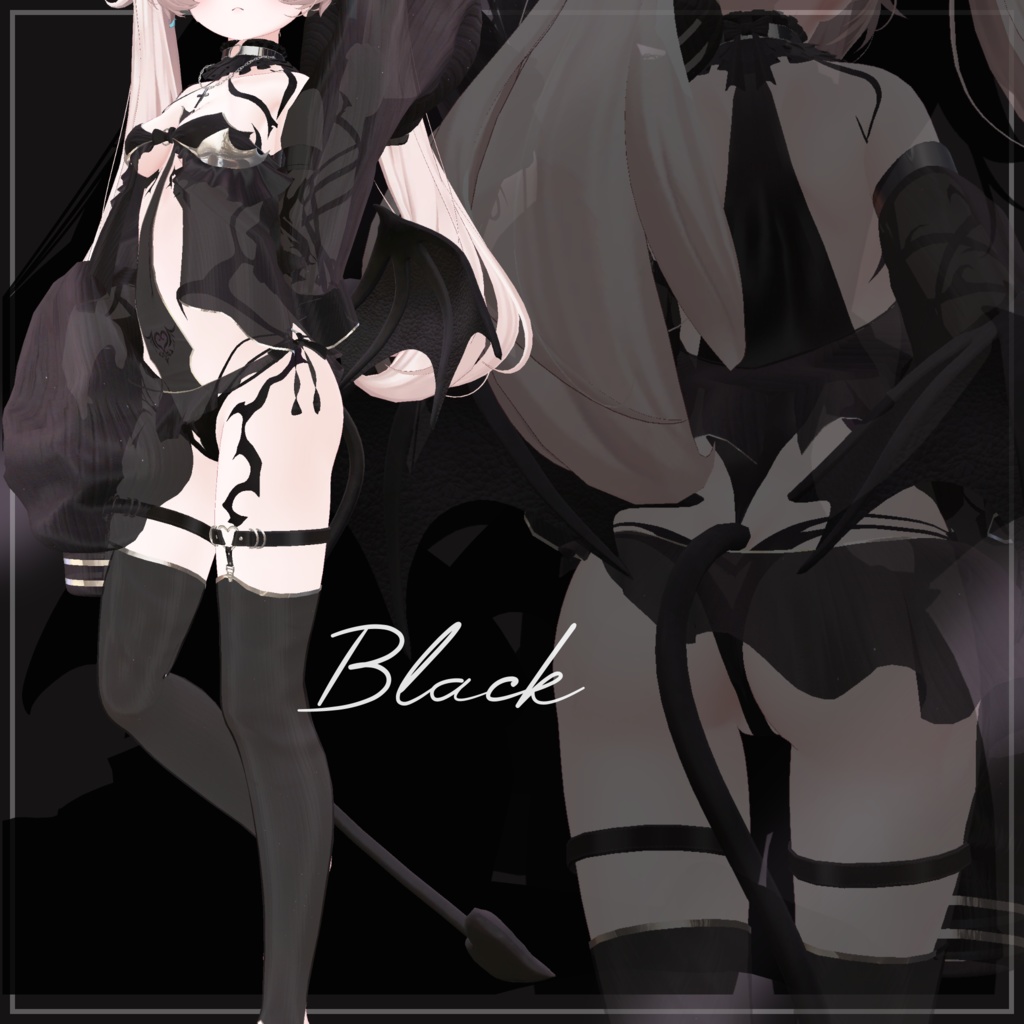 【12アバター対応】Doll Succubus【VRChat想定】