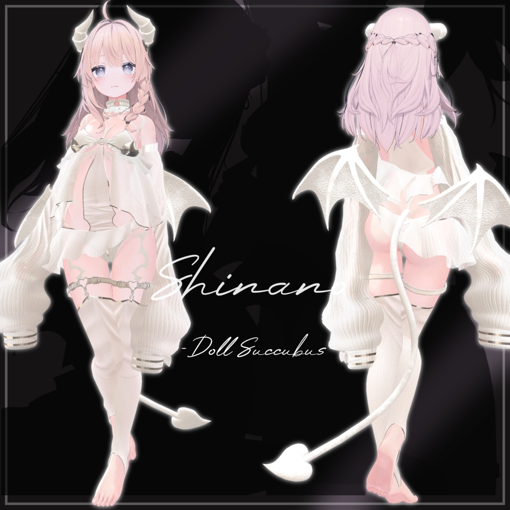 【12アバター対応】Doll Succubus【VRChat想定】