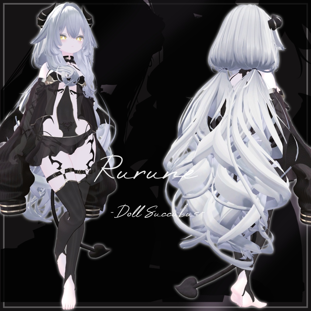 【12アバター対応】Doll Succubus【VRChat想定】