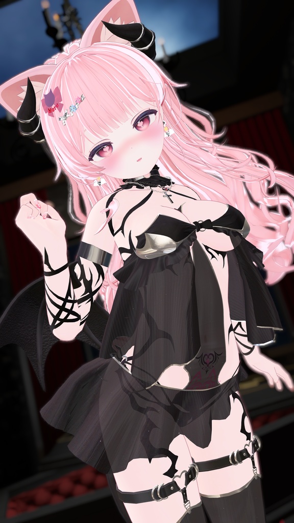 【12アバター対応】Doll Succubus【VRChat想定】