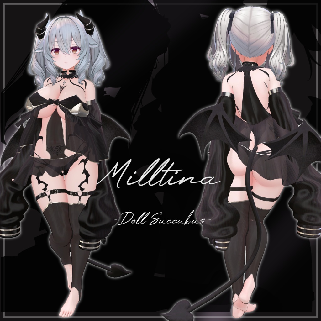 【12アバター対応】Doll Succubus【VRChat想定】
