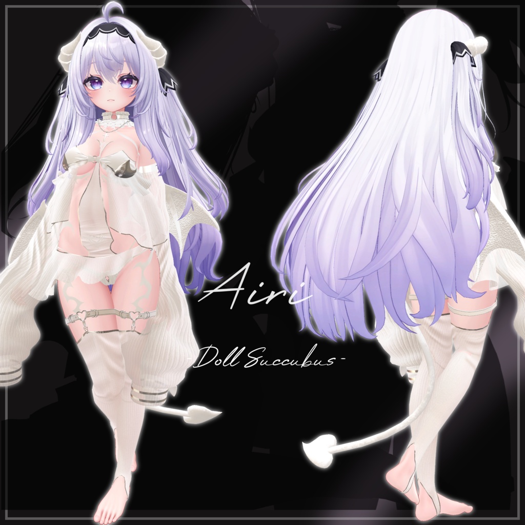 【12アバター対応】Doll Succubus【VRChat想定】