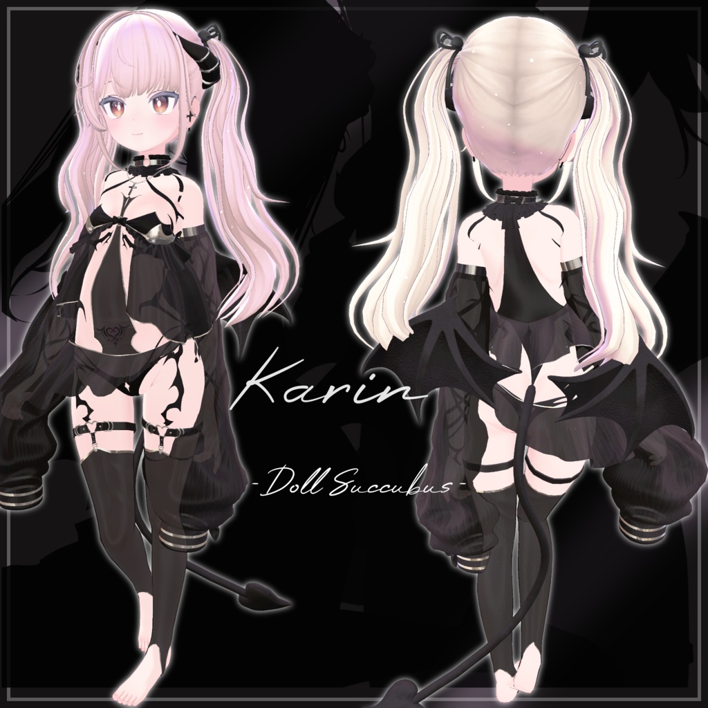 【12アバター対応】Doll Succubus【VRChat想定】