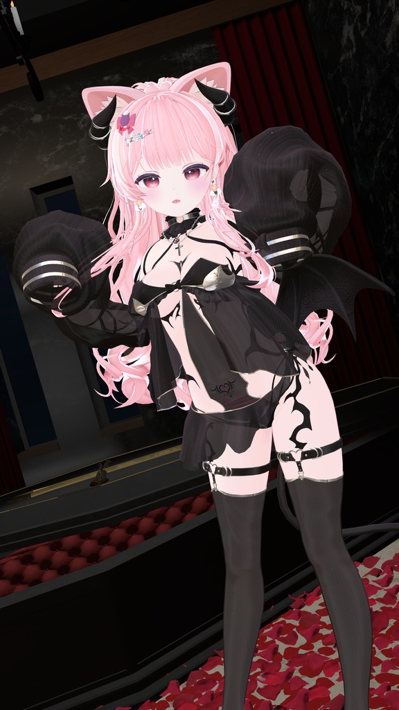 【12アバター対応】Doll Succubus【VRChat想定】