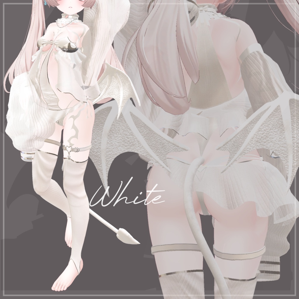 【12アバター対応】Doll Succubus【VRChat想定】
