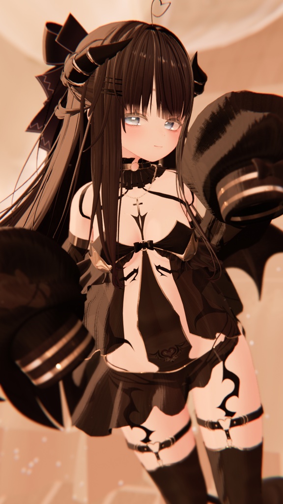 【12アバター対応】Doll Succubus【VRChat想定】