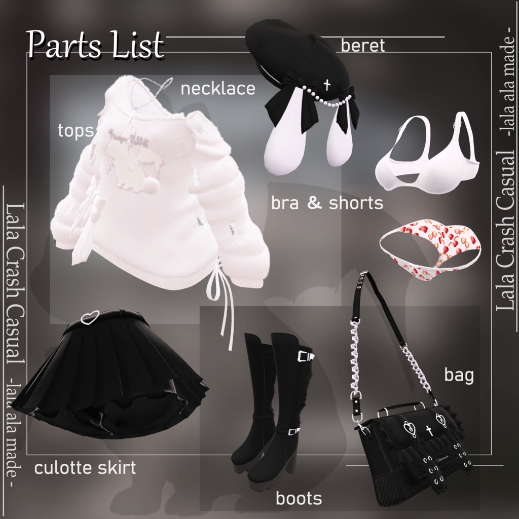 【プラム専用】Casual Value Pack✨3衣装対応【VRChat想定】