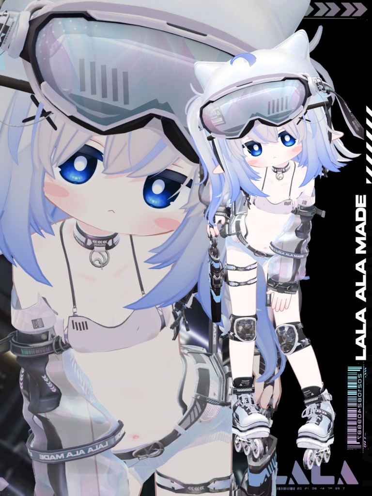 【12アバター対応】Reve urbaine【VRChat想定】