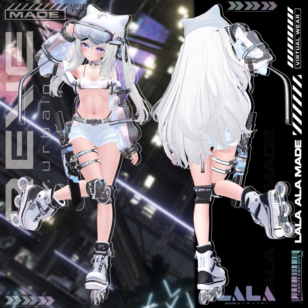 【12アバター対応】Reve urbaine【VRChat想定】