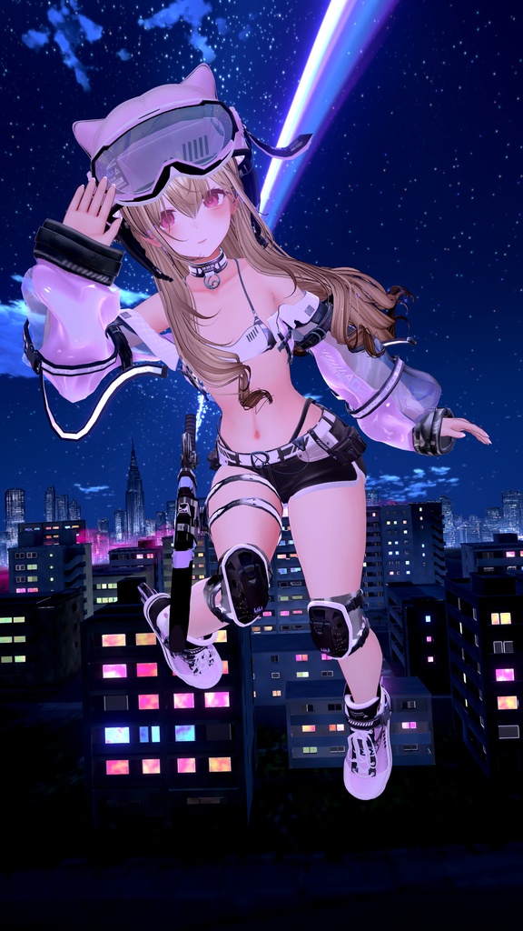 【12アバター対応】Reve urbaine【VRChat想定】