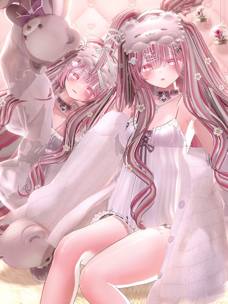 【12アバター対応】Dreamy Bear【VRChat想定】