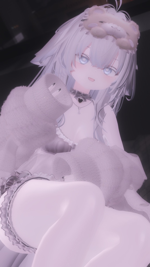 【12アバター対応】Dreamy Bear【VRChat想定】