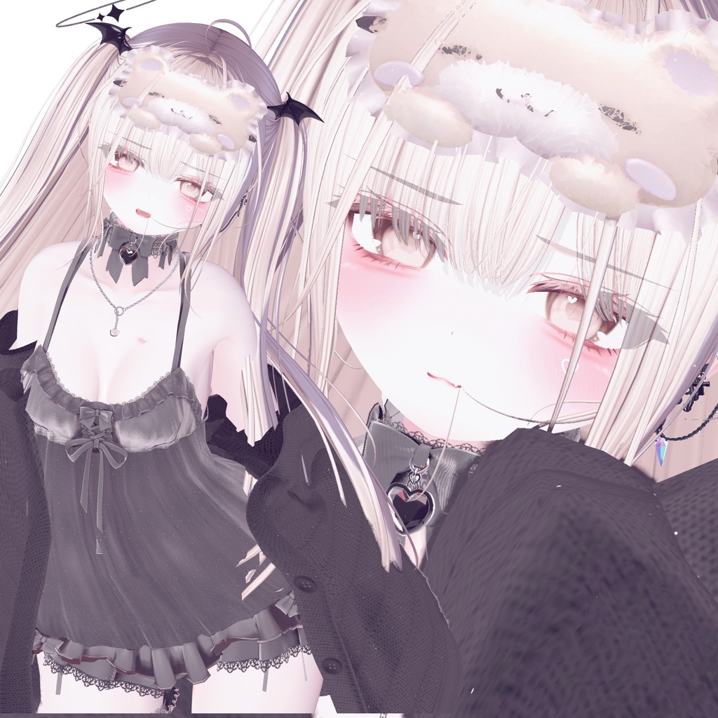 【12アバター対応】Dreamy Bear【VRChat想定】