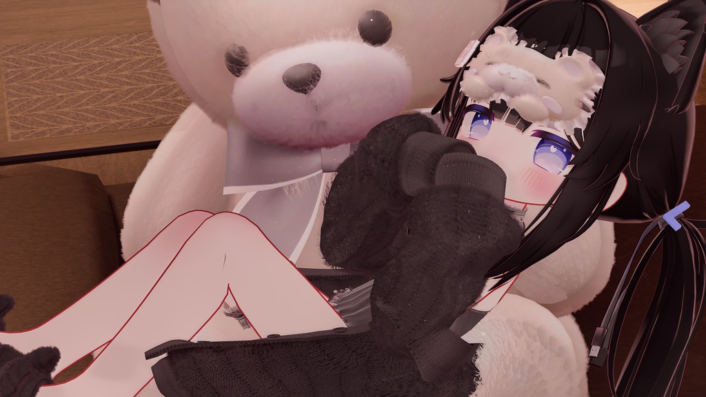 【12アバター対応】Dreamy Bear【VRChat想定】