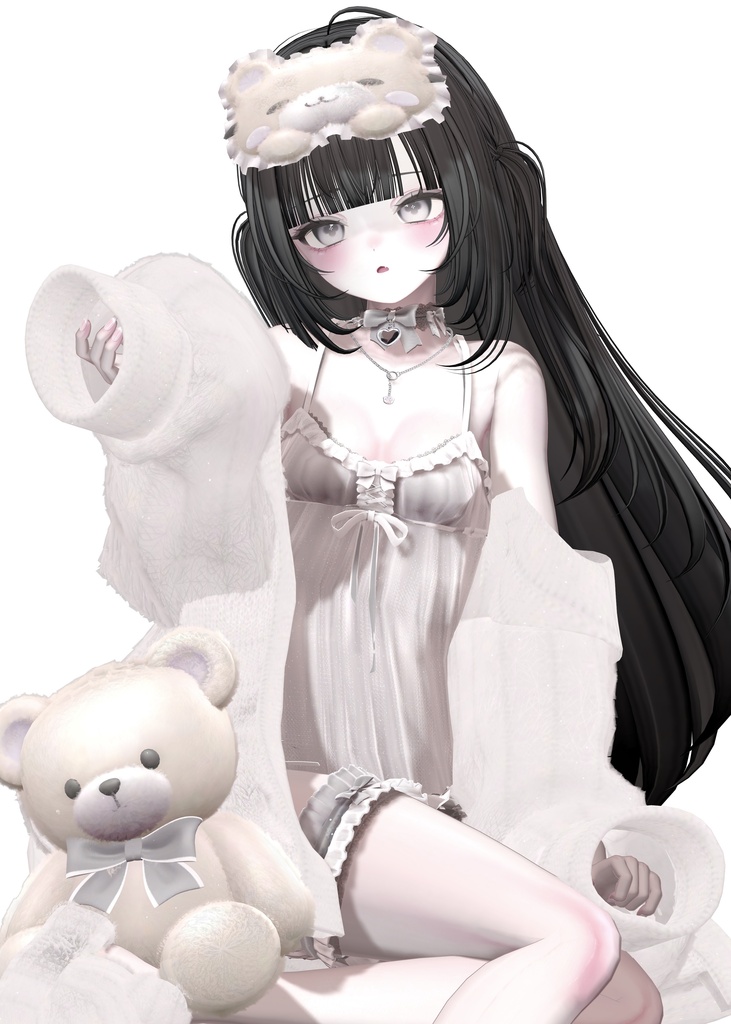 【12アバター対応】Dreamy Bear【VRChat想定】