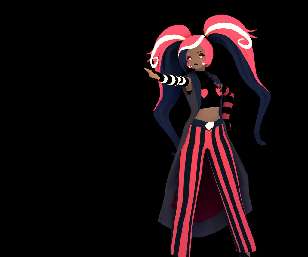 [VRoid Studio Hair Preset] Hazbin Hotel Velvette Hairstyle