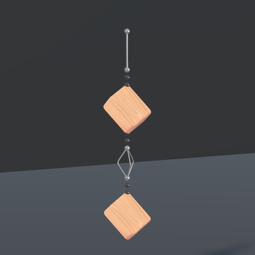 [VRChat アクセサリ] Wooden Ear Ring(?)
