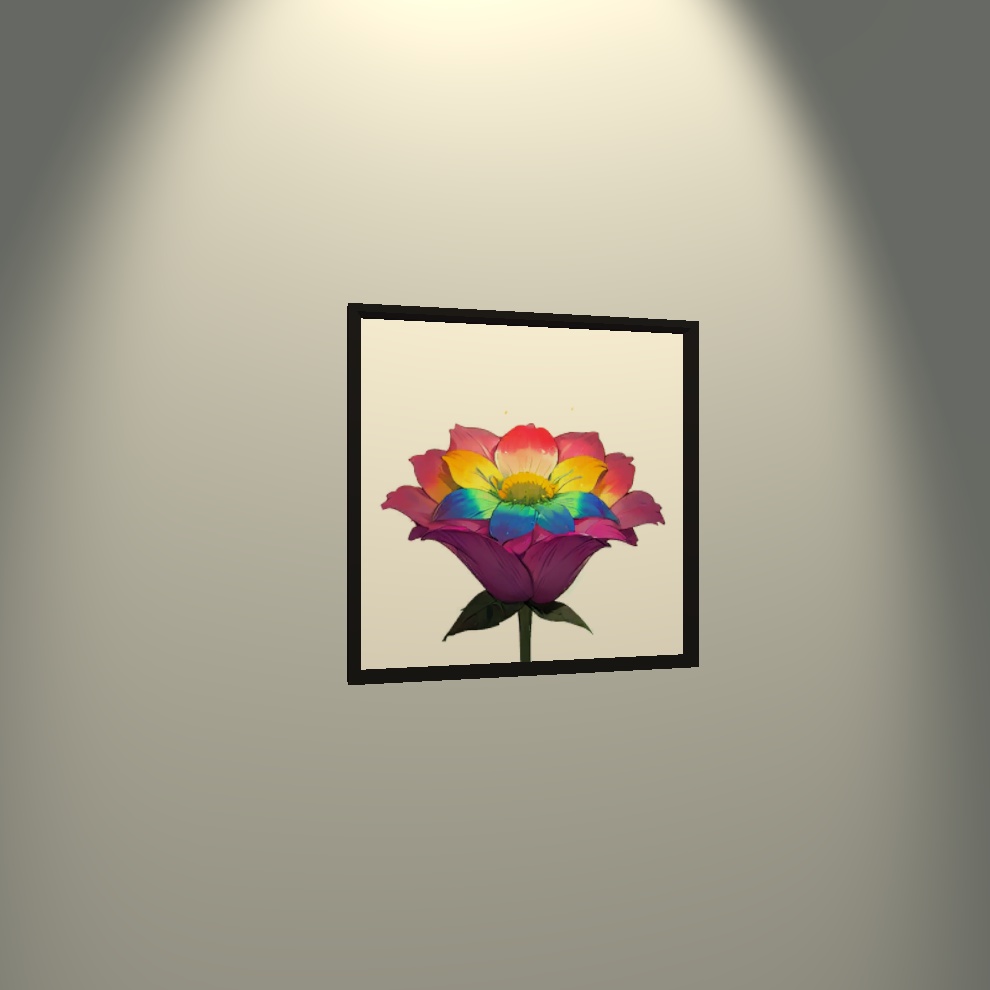 [VRChat インテリア] 絵画 (絵：54種)