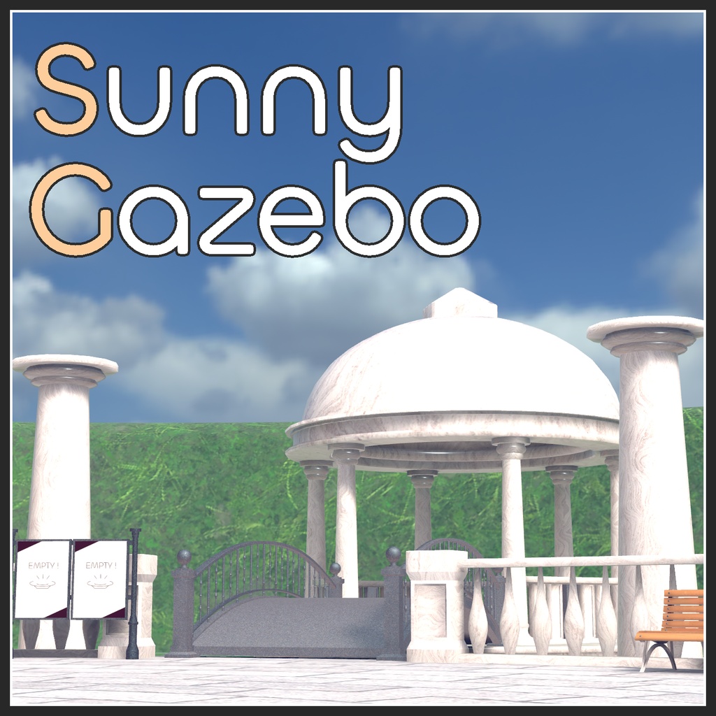 [VRChat ワールド] Sunny Gazebo