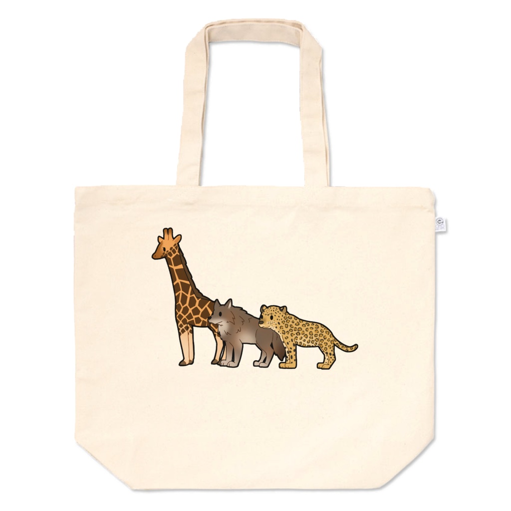 アニマル  トートバッグL