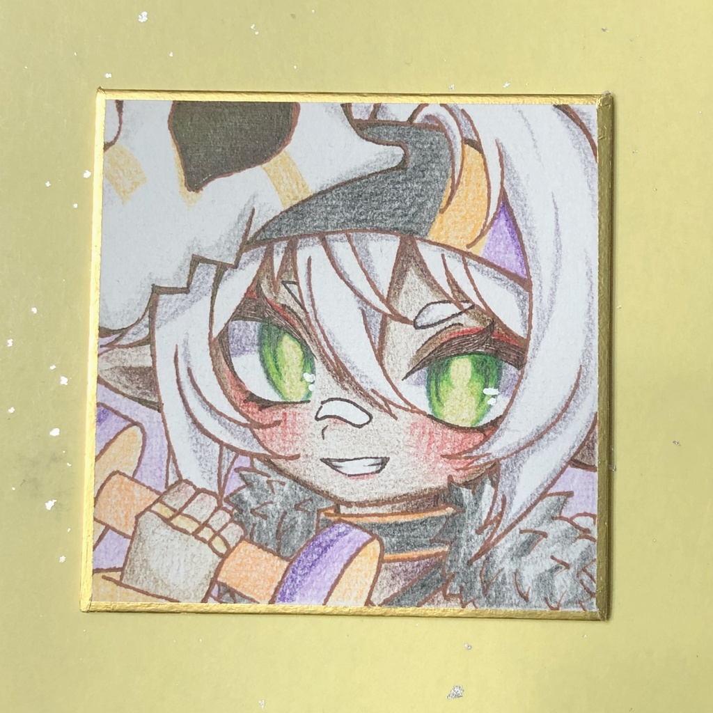 【豆色紙・色鉛筆】イアンサ💪💜