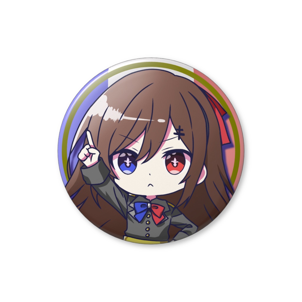 フラテルニテ＝マリアンヌ　缶バッジ（バリュー）56mm