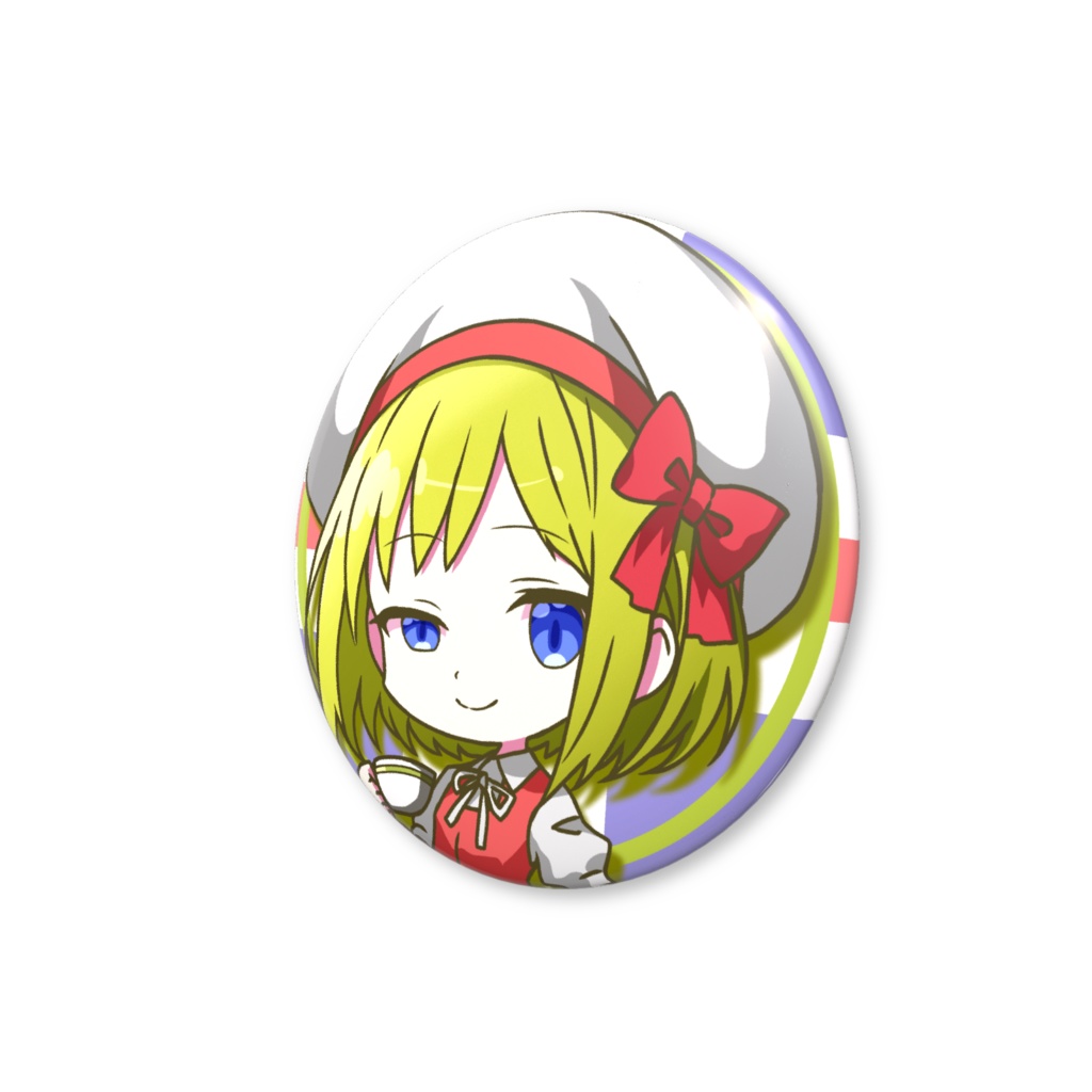 エリザベス・ヴィクトリア・オブ・ブリタニア 缶バッジ(バリュー)56mm