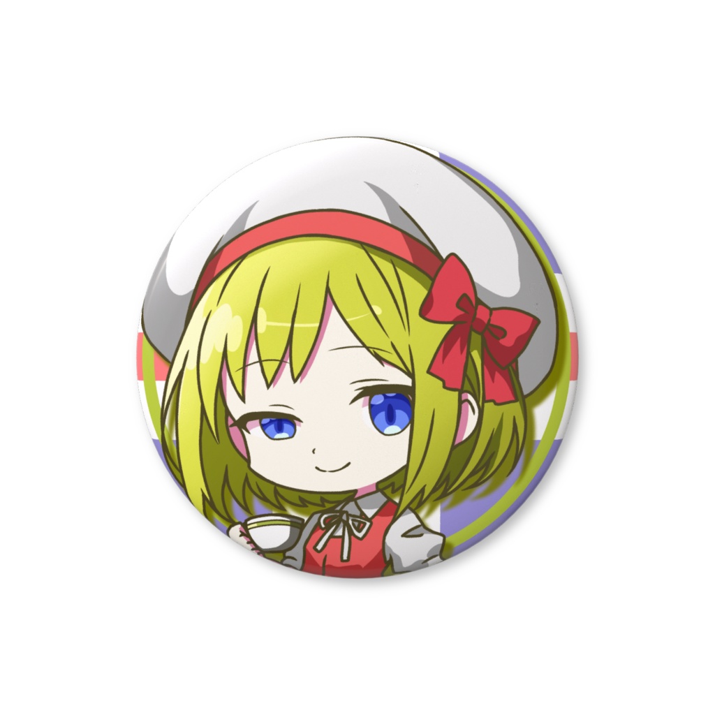 エリザベス・ヴィクトリア・オブ・ブリタニア　缶バッジ（バリュー）56mm