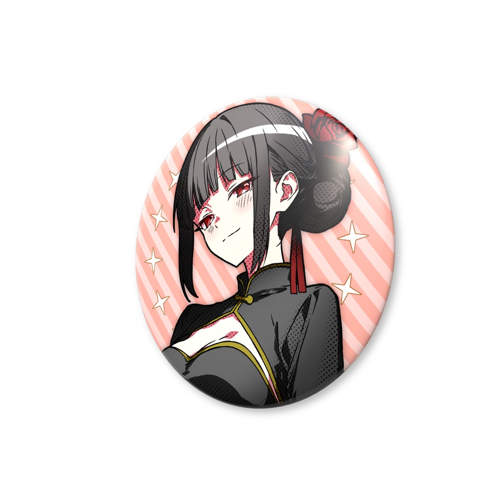 白瑞華 缶バッジ(バリュー) - 56mm