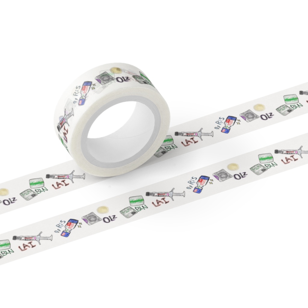 抗精神病薬マスキングテープ