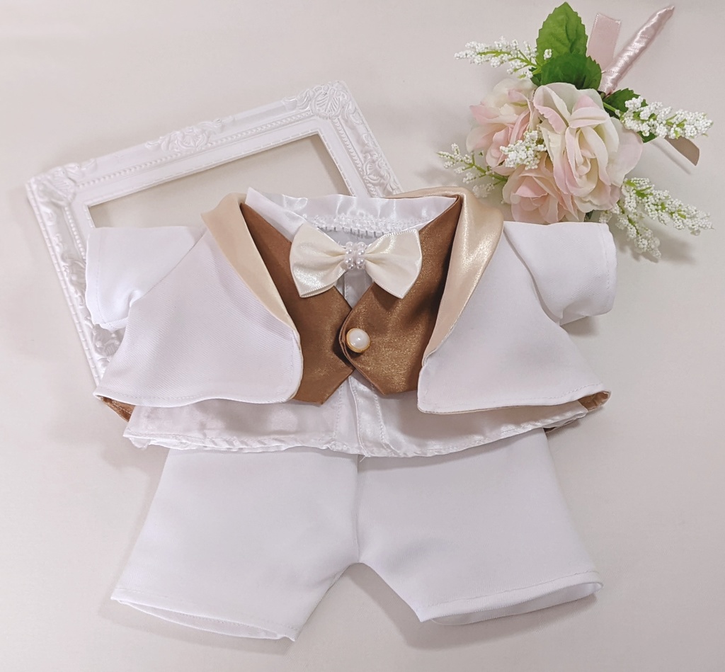 🧸タキシードセット(白・黒)【次回受付準備中】