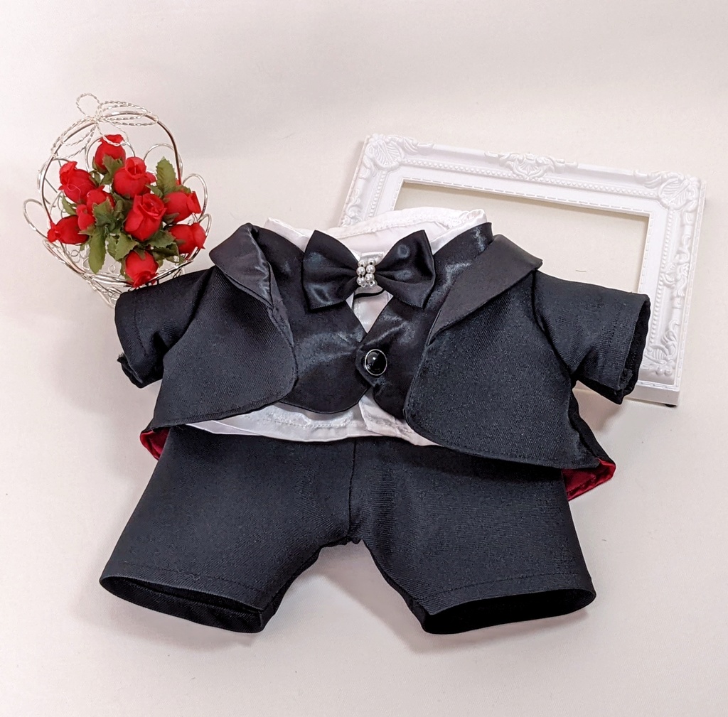 🧸タキシードセット(白・黒)【次回受付準備中】