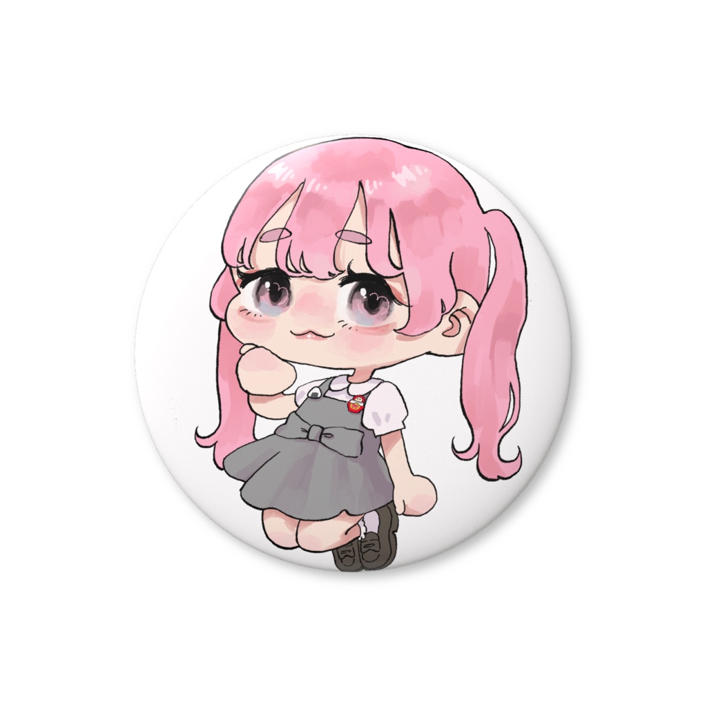 がんばれおにちゃん 缶バッジ【おにちゃん本体ver.】