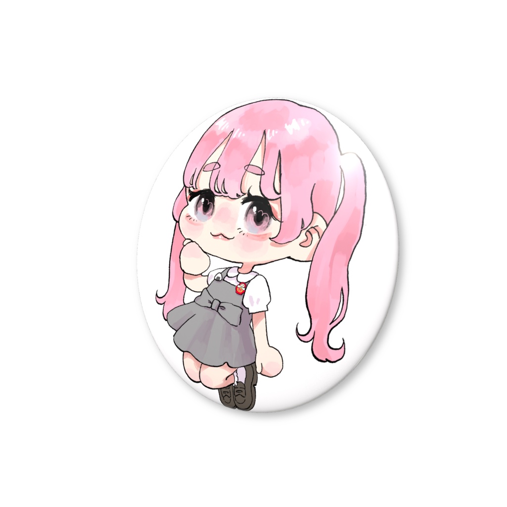 がんばれおにちゃん 缶バッジ【おにちゃん本体ver.】