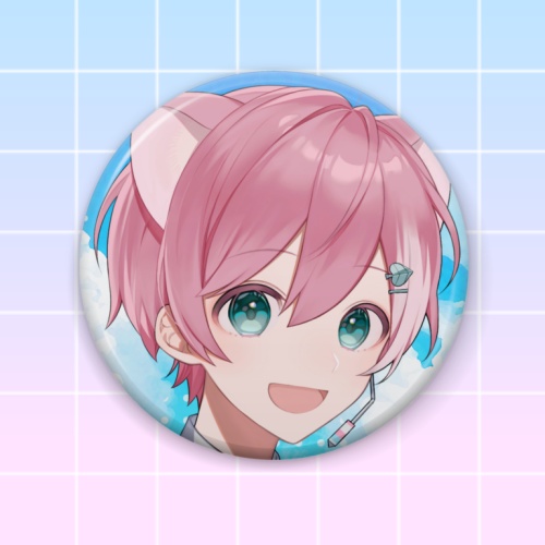 綿貫めんま 缶バッジ