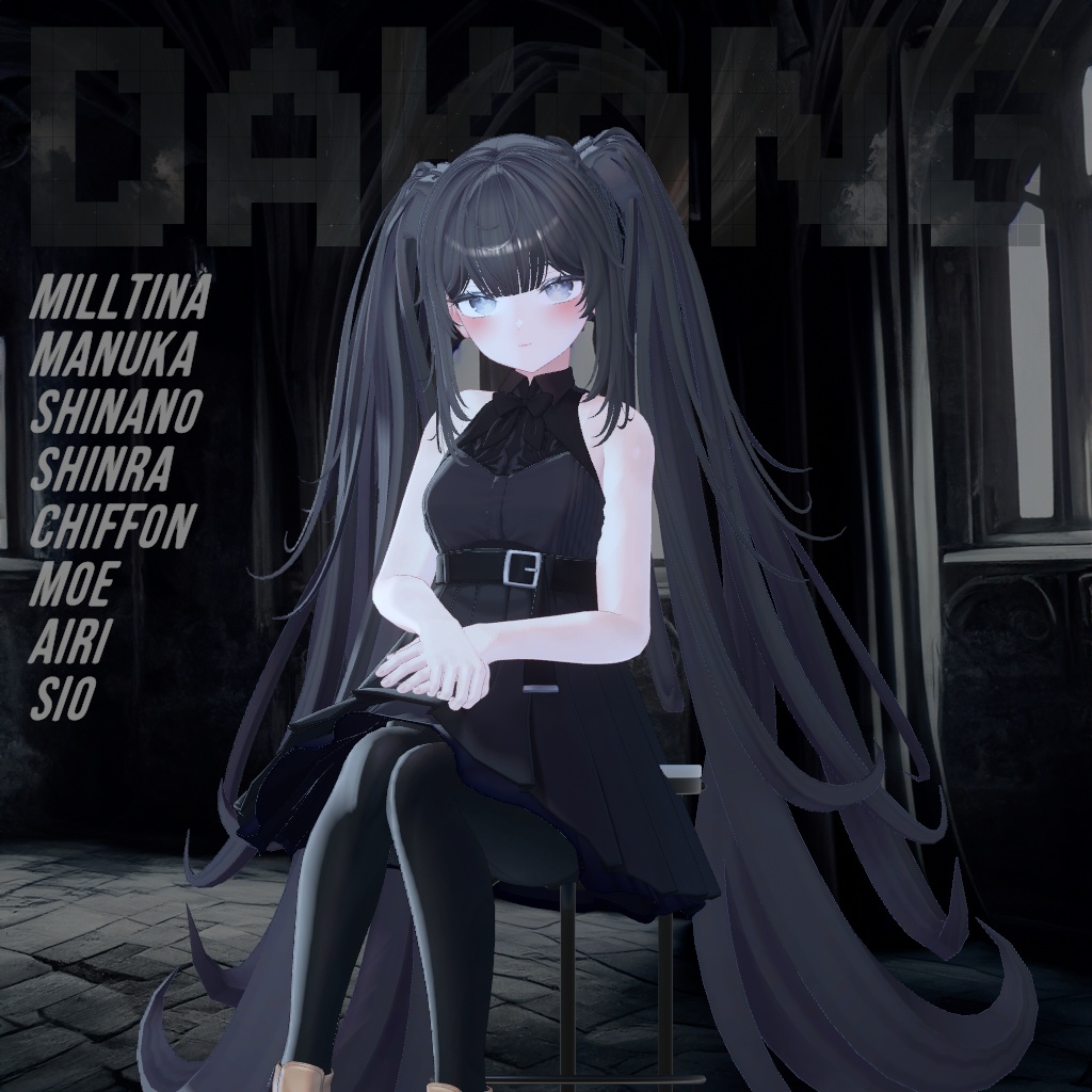 Gothic Twintail Hair