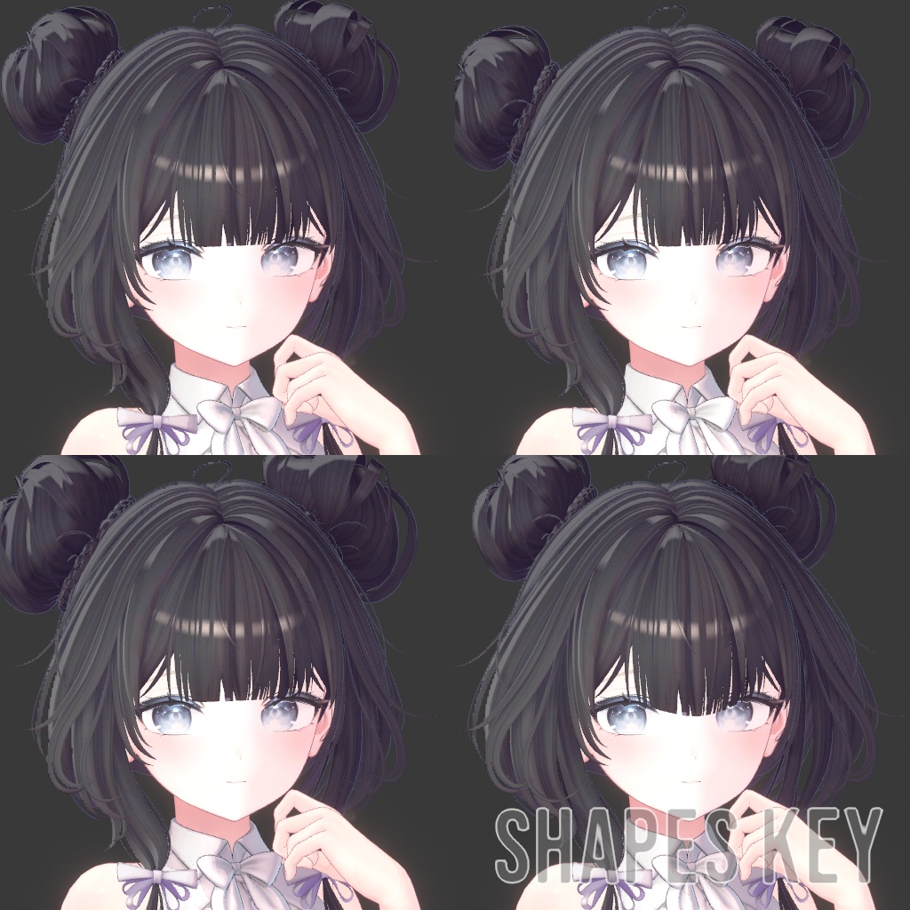 Cutie Double Bun Hair