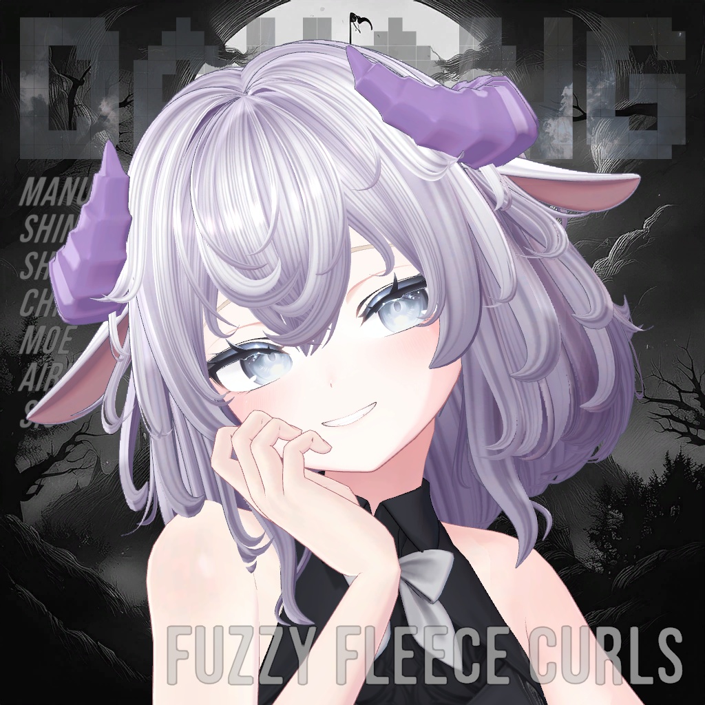 Fuzzy Fleece Curls Hair