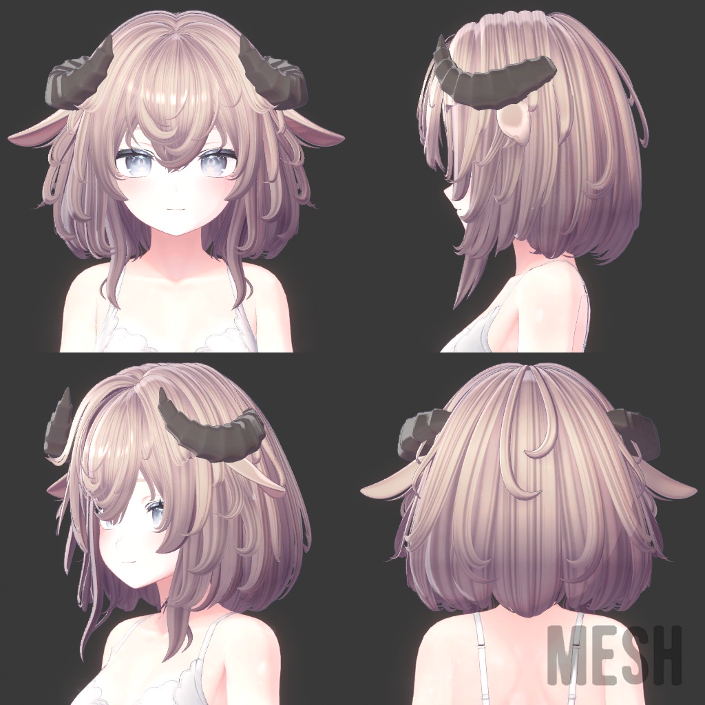 Fuzzy Fleece Curls Hair