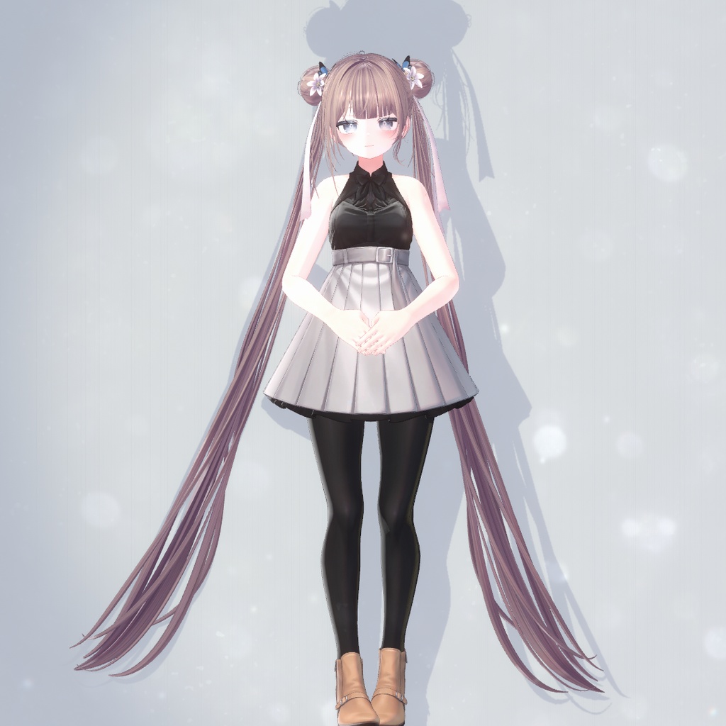 Oriental Double Bun Hair