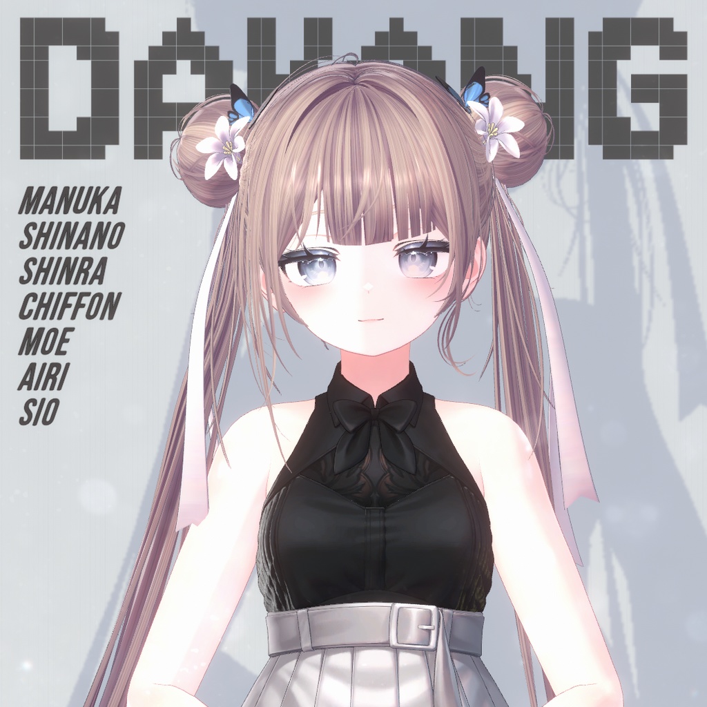 Oriental Double Bun Hair